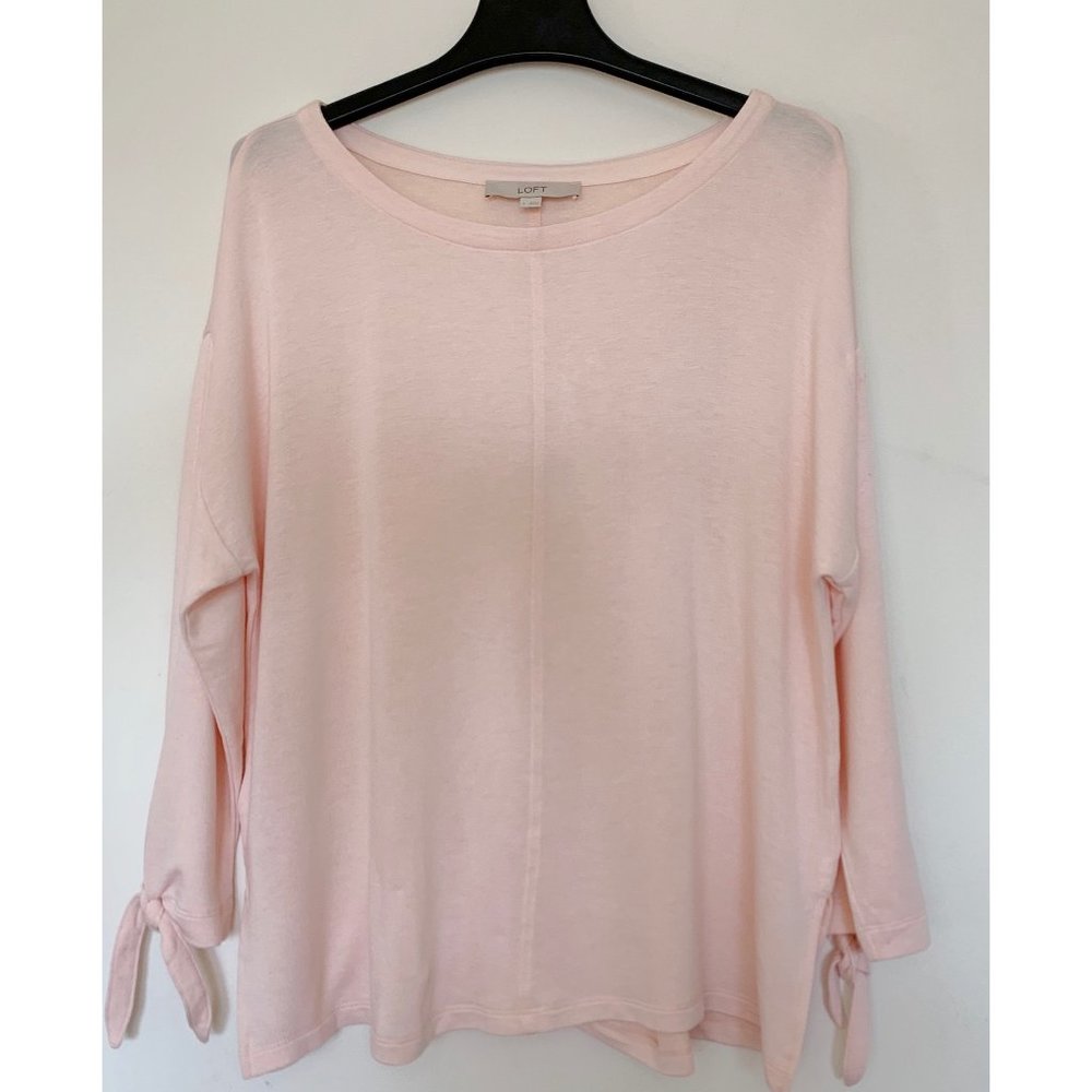 LOFT light pink top